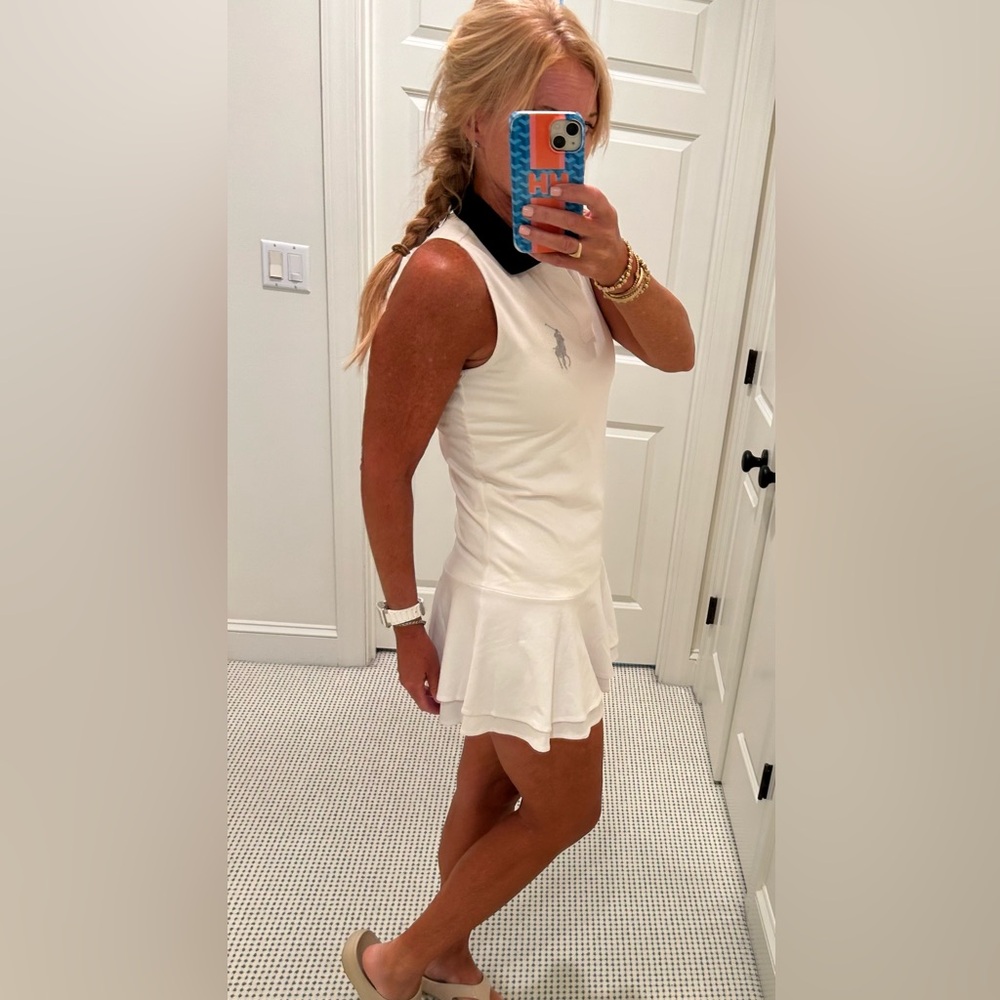 Ralph Lauren white US Open tennis dress size small